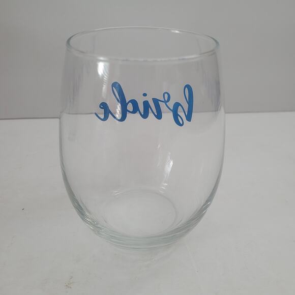 Bride Stemless Wine Glass - Picture 4 of 7